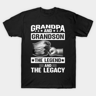 Grandpa And Grandson Matching Family T-Shirt